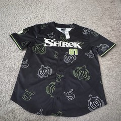 NWT Men’s DreamWorks Shrek Onions Allover Print Baseball Jersey (Size: Large)