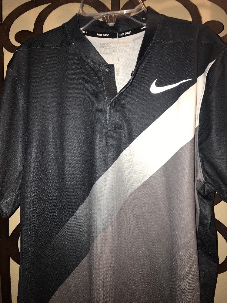 NWT Nike Momentum Fly Dri-FIT Men's Modern Golf Polo M Training 885960-454 gallery