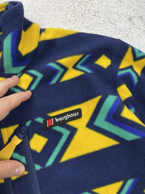 Outdoor Berghaus Prism Printed Trango Half 1/4 Zip Fleece Pullover Long Sleeve gallery