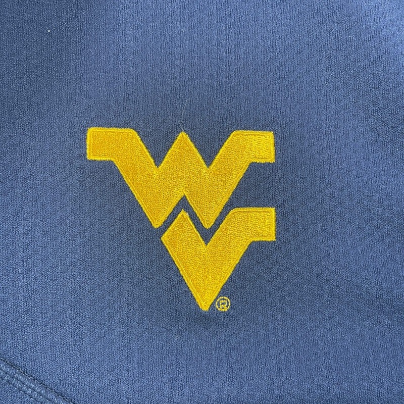 West Virginia Mountaineers Nike Men Large Navy Blue Dri-FIT Quarter Zip Pullover gallery