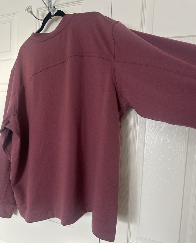 REI Active Pursuits Midweight Pullover Crew Mauve Shadow Red, Size XXL gallery