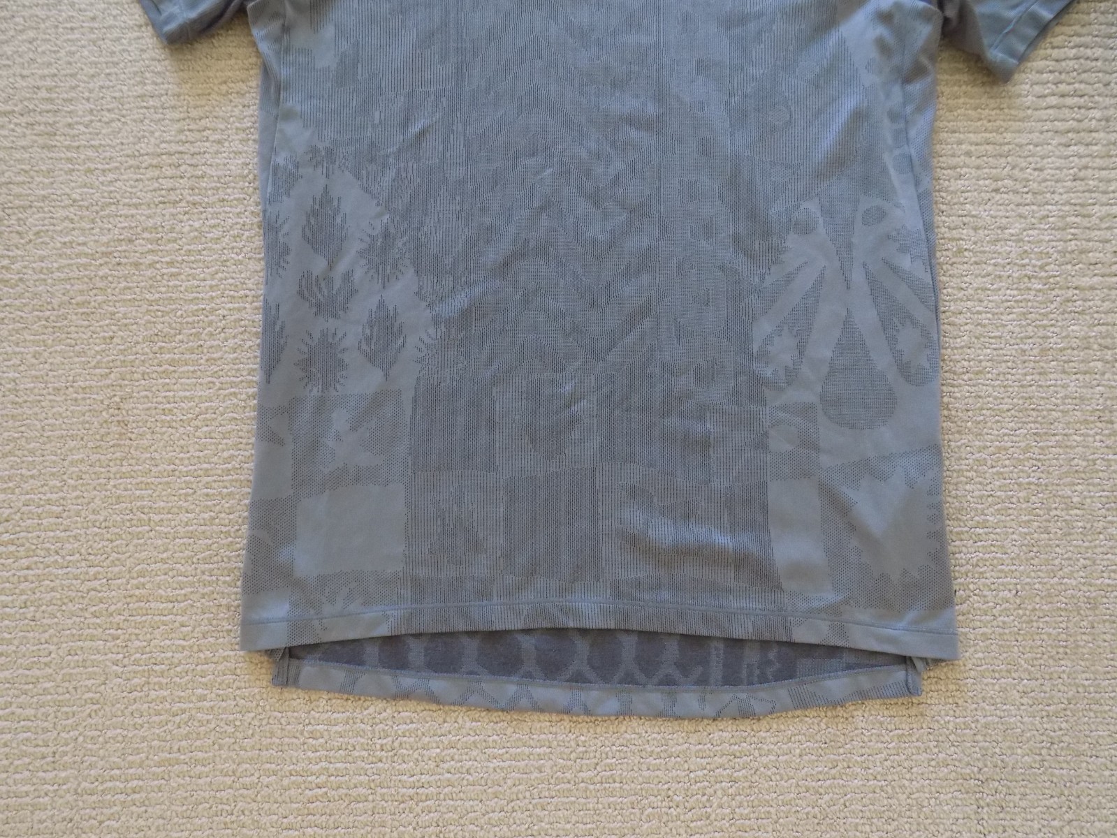 MENS S SMALL NIKE TECHKNIT WILD RUN RUNNING SHIRT TOP T TEE GREY CJ5814 010 gallery