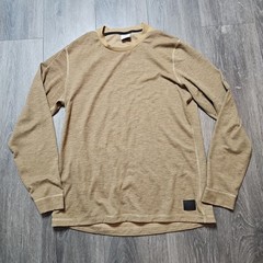 Gymshark Shirt Mens XXL tan Brown Retake Performance Stretch Athleisure