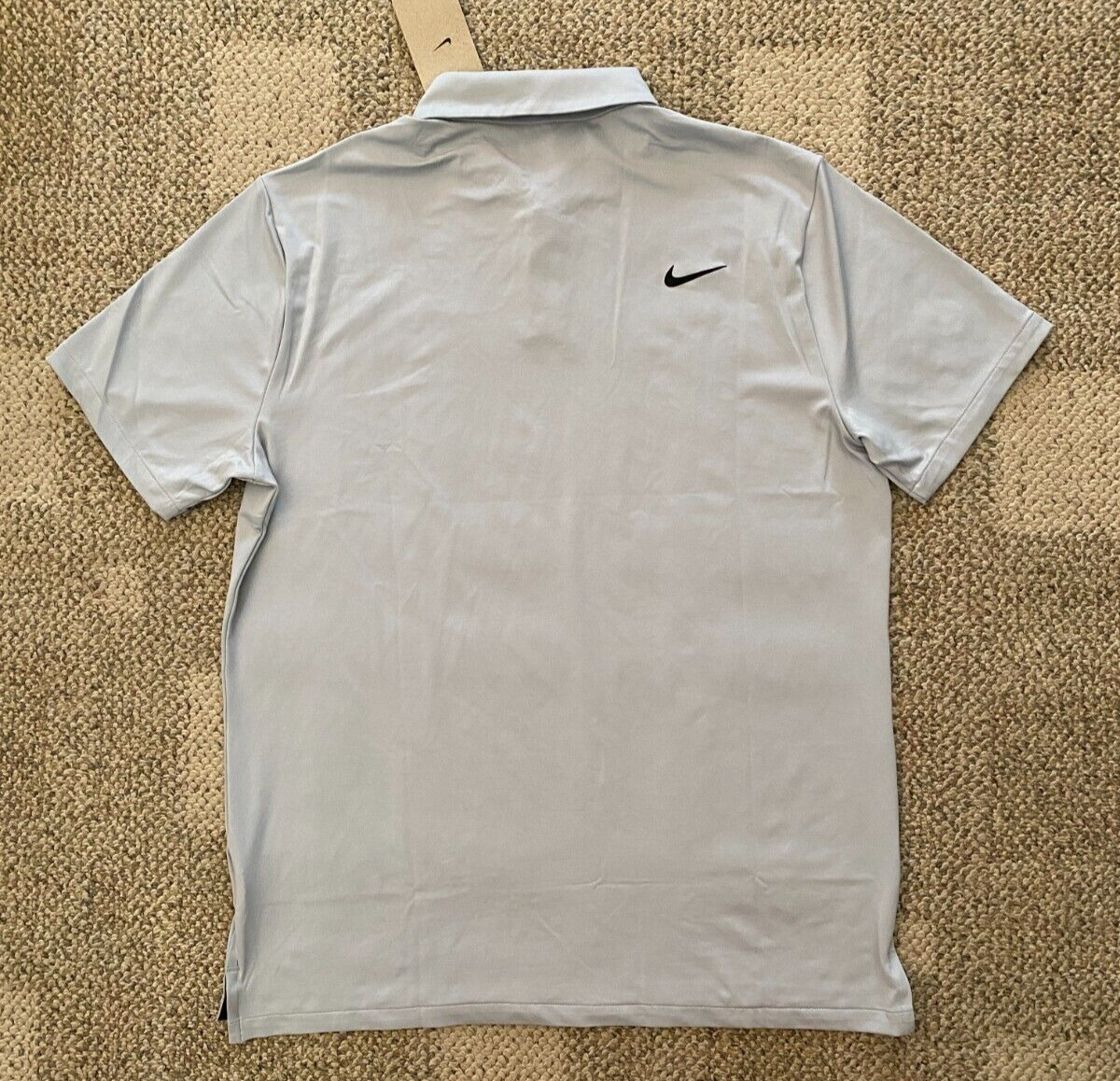 Nike Golf Polo Shirt Top Short Sleeve Tour Solid Lt Gray DR5298-077 $75 Men's M gallery