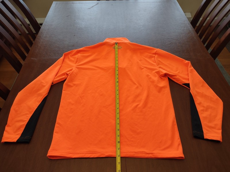 Under Armour Cold Gear Infrared Hunter Men's Blaze Orange 1/4 Zip Pullover EUC gallery
