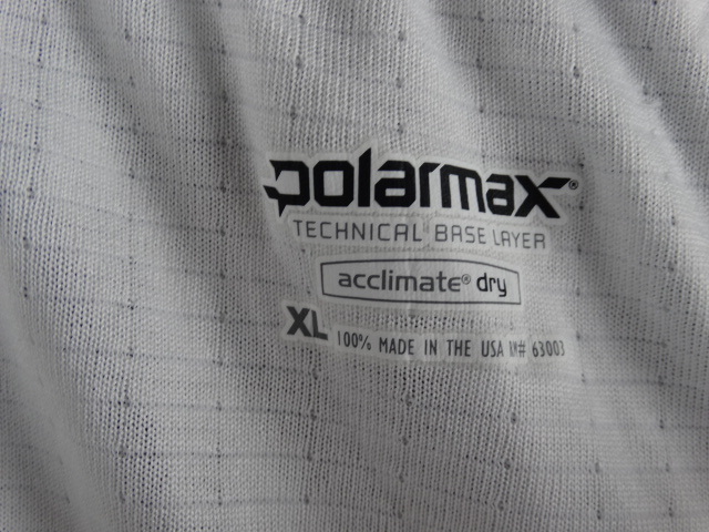 PolarMax White Multi Purpose Technical Base Layer Acclimate Dry Long Underwear gallery