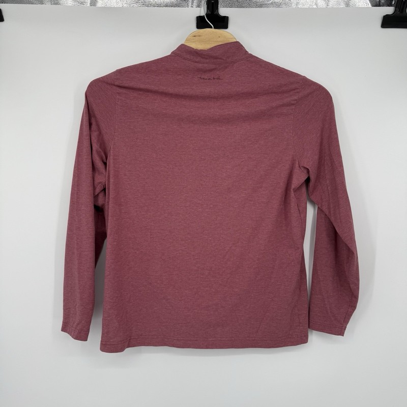 Travis Mathew Pullover Mens L Red Golf Performance Sunset Serenade 1/4 Zip Shirt gallery