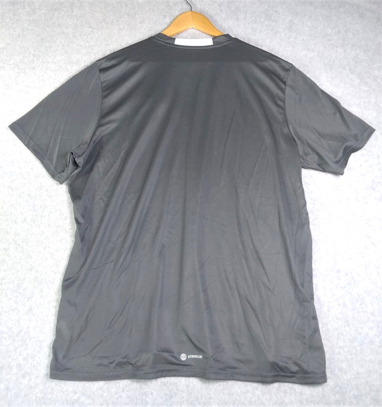 Adidas Mens D4M Training T-Shirt Short Sleeve XL Sports Slate Gray Aeroready NEW gallery