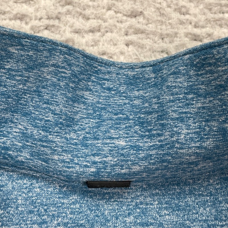 Lululemon Men’s Surge Pullover Sz Large 1/2 Zip Heathered Blue gallery