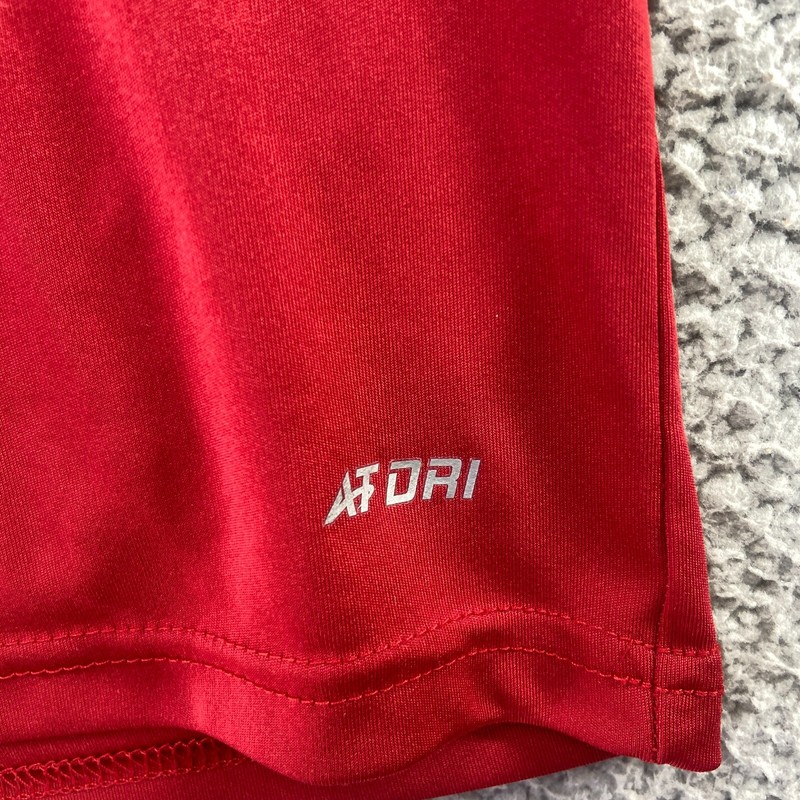 Athletech AT DRI Men's Red Short Sleeve Silky Polyester T-Shirt Size M gallery