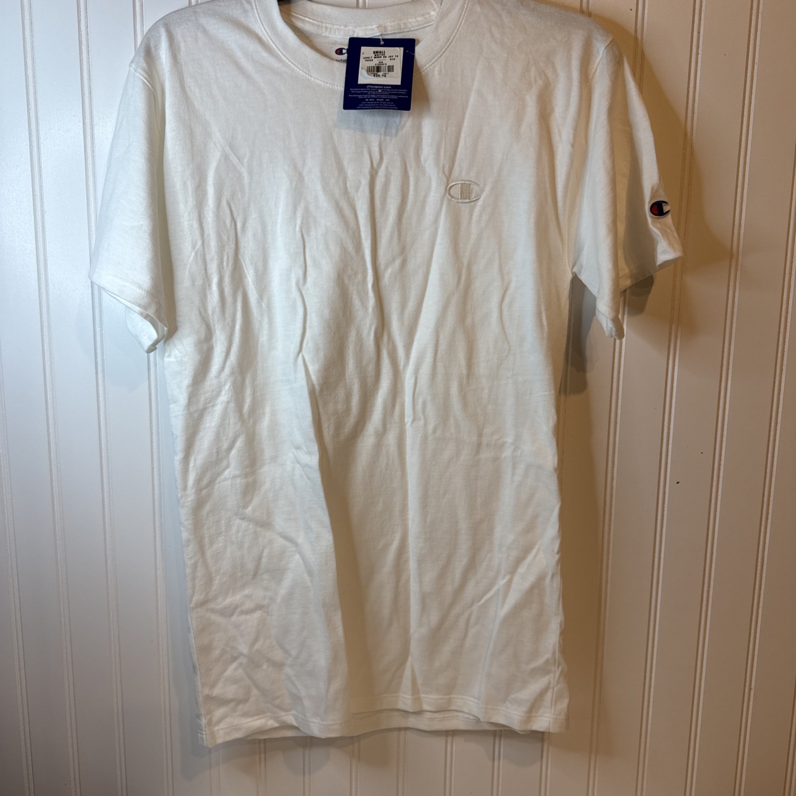 Champion Authentic Athletic Wear Men’s Small White T-Shirt gallery