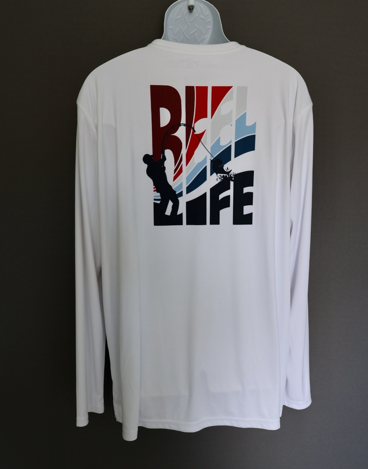 REEL LIFE Sun Defender Long Sleeved Graphic RashGuard Tee UV Protection XXL gallery