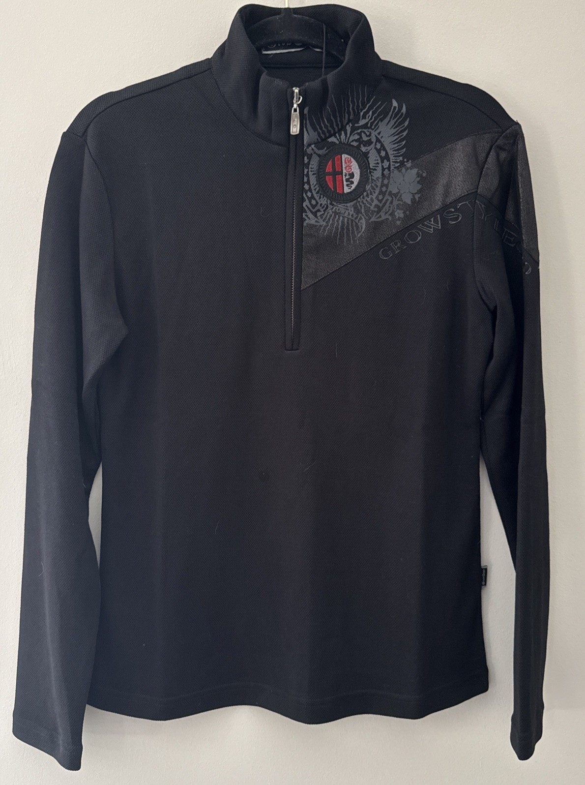 Men’s medium quarter zip. Growstyle. NWT. Graphic print. gallery