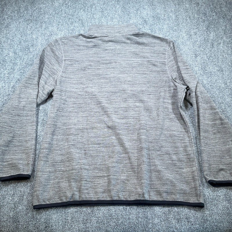 Avalanche 1/4 Zip Pullover Mens L Grey Sweatshirt Outdoor Hiking Stretch gallery