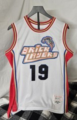 Men’s Headgear Classics Aaliyah #19 Bricklayers Basketball Jersey Size L & 4XL