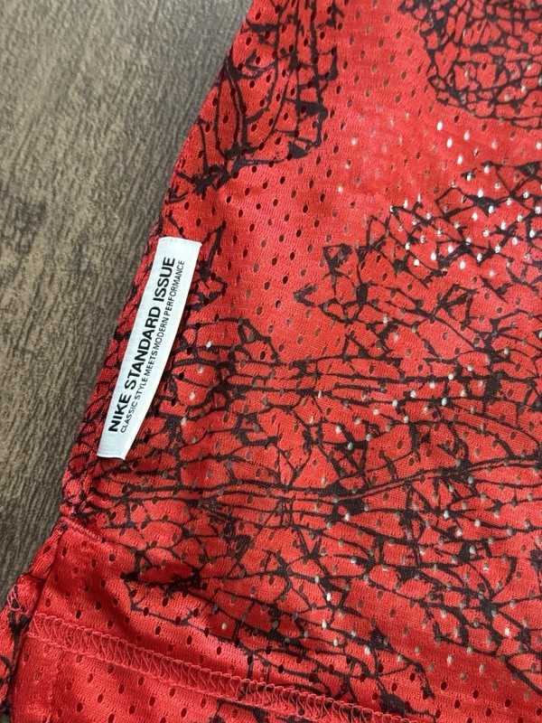 Nike Dri-FIT Standard Issue Reversible Basketball Jersey Red Grey FB7055 657 Med gallery