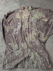 Under Armour Camo Mock Neck Base Layer Shirt Adult XXL Mossy Oak Breakup