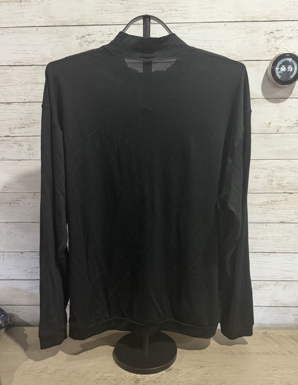 Lululemon Lab Merino Wool-Blend Black Long-Sleeve Shirt Mens Size XL gallery