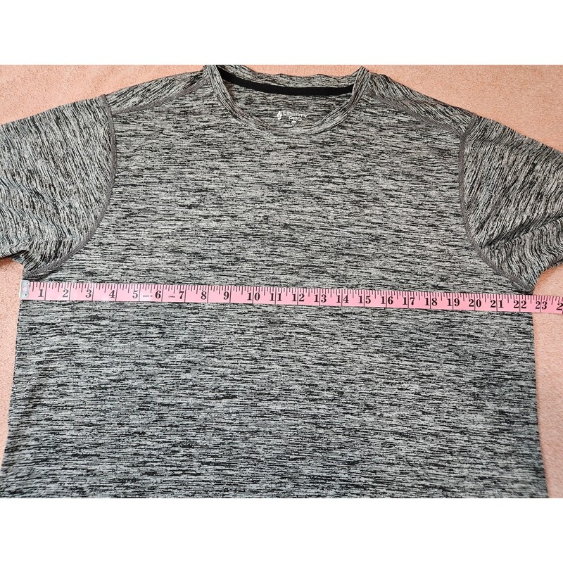 Liberty Pro Men's Size L Gray Space Dye Athletic Performance T-Shirt gallery