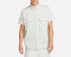 Nike Life Men’s Woven Military S/S Button-Down Shirt DX3340-034 SZ.S NWT$95