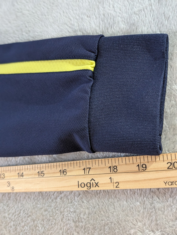 Puma Quarter Zip Pullover Mens L Navy Yellow Athletic Golf Lightweight Dry Cell gallery