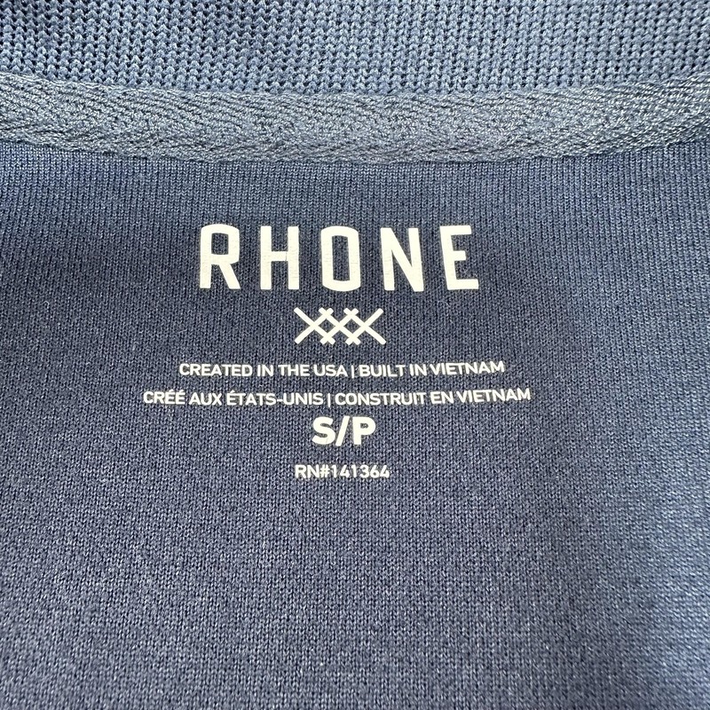 Rhone Commuter Pullover Mens Small Blue 1/4 Zip Lightweight Performance Athletic gallery