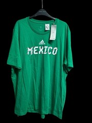 Adidas Mexico FIFA World Cup 2022 Football T-Shirt Mens XL Green Licensed New