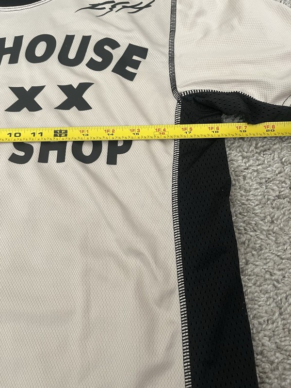 Fasthouse Speed Shop Jersey Mens Small Black White Moto BMX Racing Shirt FH Bike gallery