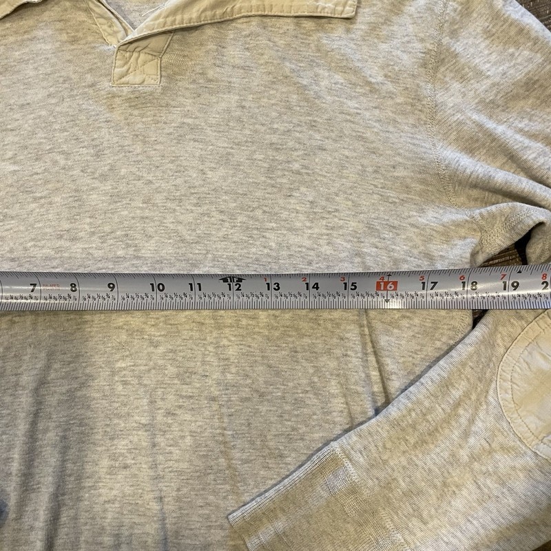 J. Crew Type 1 Class A Utility Jersey Military Mock Neck Henley Button Shirt S gallery