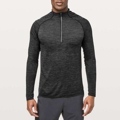 Lululemon Metal Vent Tech 1/2 Zip Deep Coal / Black Small