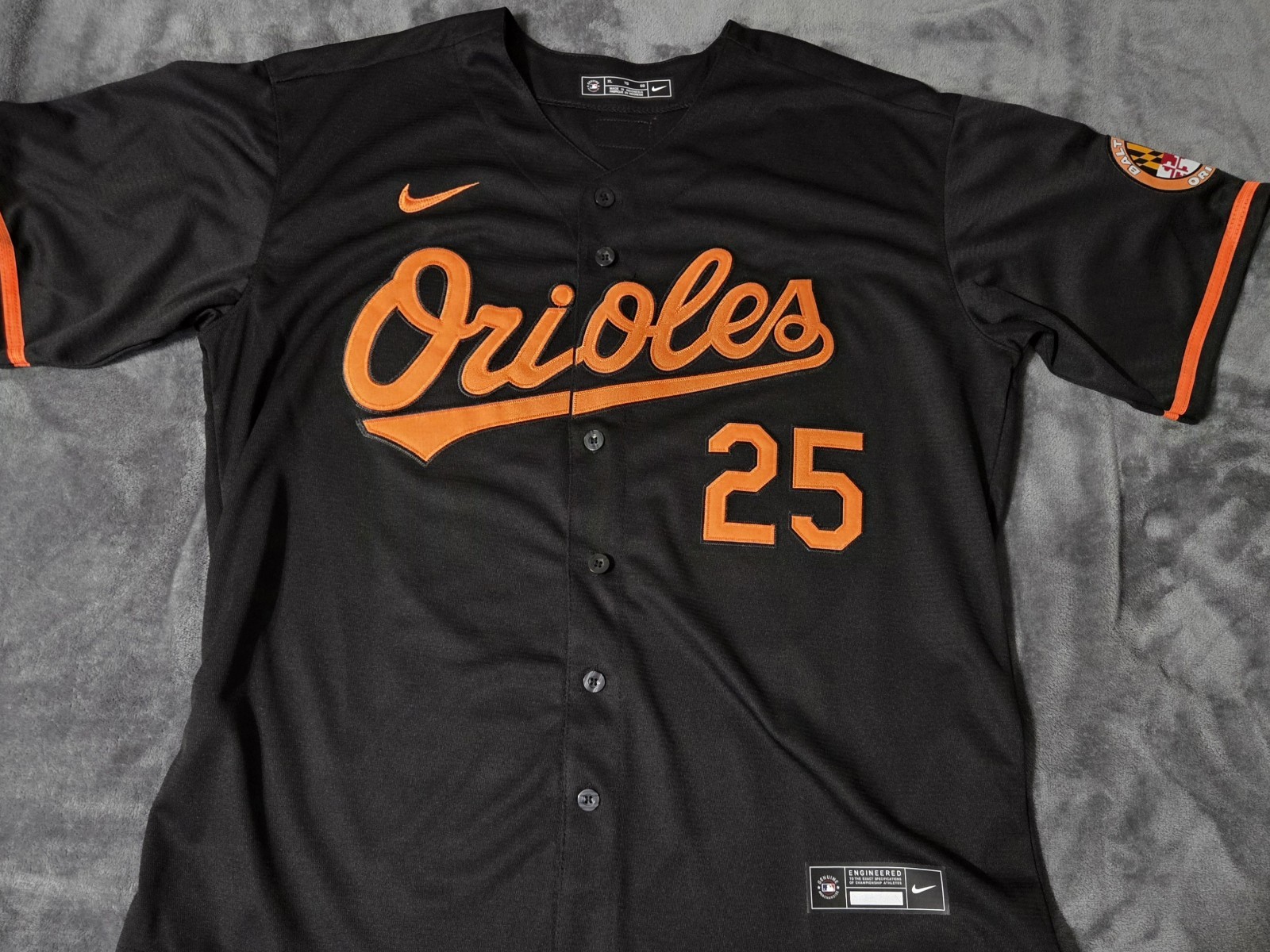 Fast Free Shipping! Small Pete Alonso Baltimore Orioles Stitched Jersey 25 gallery