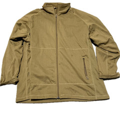 USMC FROG Pullover Mens Size Large Polartec Full Zip Grid Fleece Thermal Marines