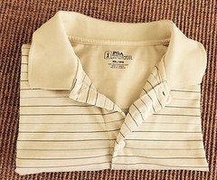 MENS PGA TOUR GOLF SHIRT SZ XL NWOT YELLOW