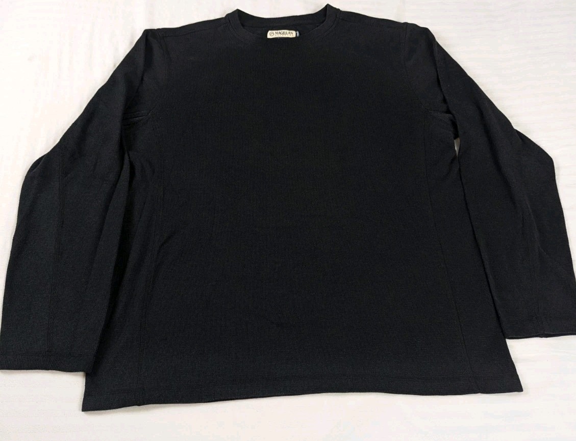 Magellan Men’s Outdoors Black Long Sleeve Classic Fit Shirt Size XL gallery