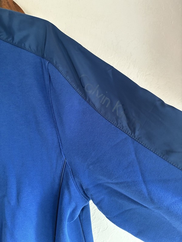 Calvin Klein Men's Performance, Quarter Zip, XXL Blue NWT gallery