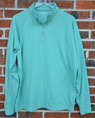 Holderness & Bourne Men’s Large The Westland 1/4 Zip Pullover Shamrock Green