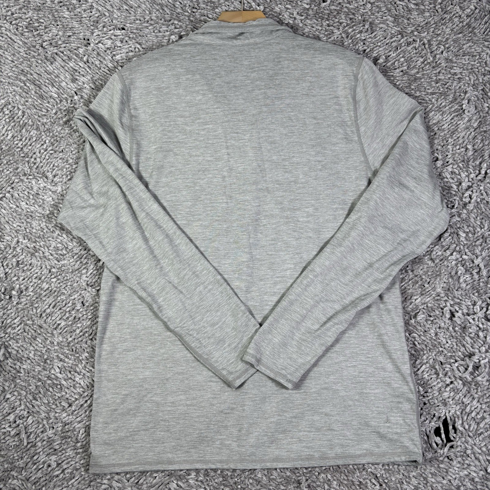 Vuori Ease Performance 1/4 Zip Mens Gray Zip Pocket Activewear Stretch Gray Golf gallery