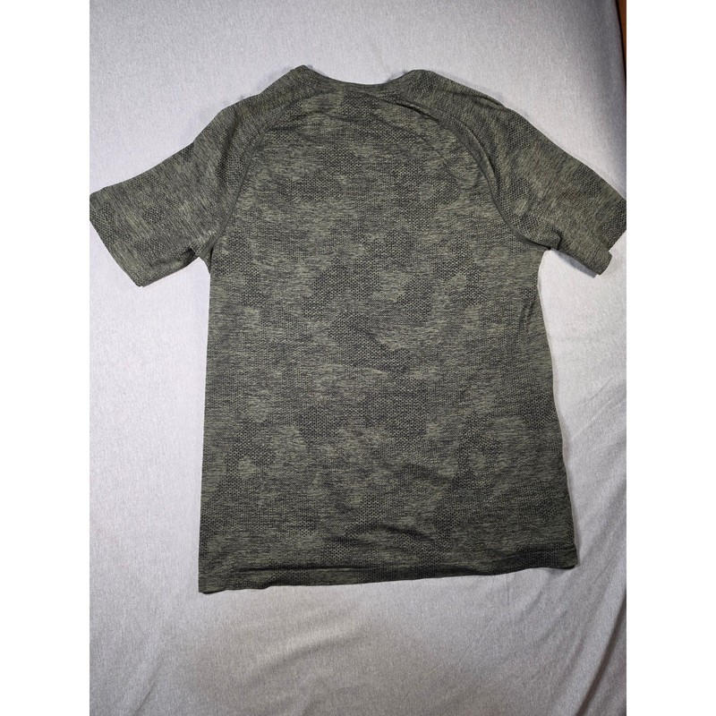 Members Mark Mens Work It Out Tee Olive Green Camo Gym Shirt ALPSAM11120 Large gallery