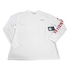 Magellan Outdoors Shirt Mens Medium White Long Sleeve Fish Gear Moisture Wicking