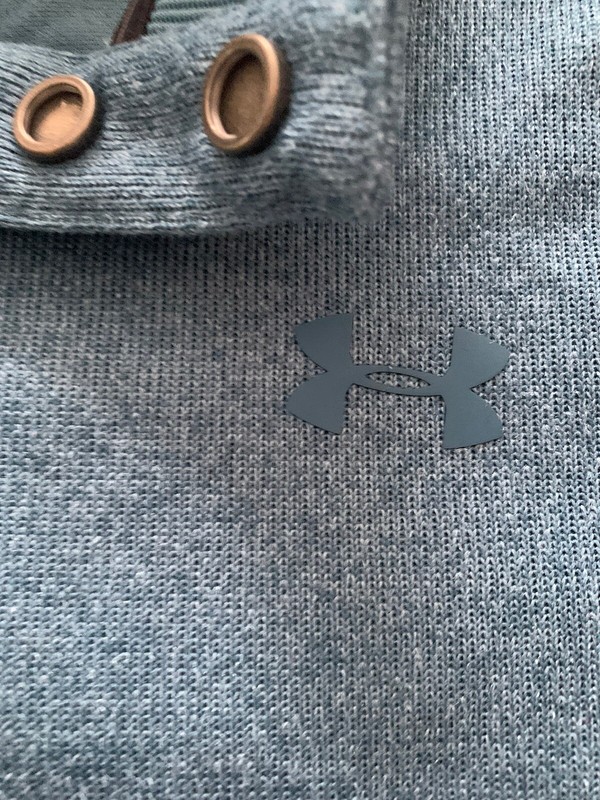 NWT Under Armour Mens UA Storm SweaterFleece Heather Snap Mock L/S Shirt S $75 gallery