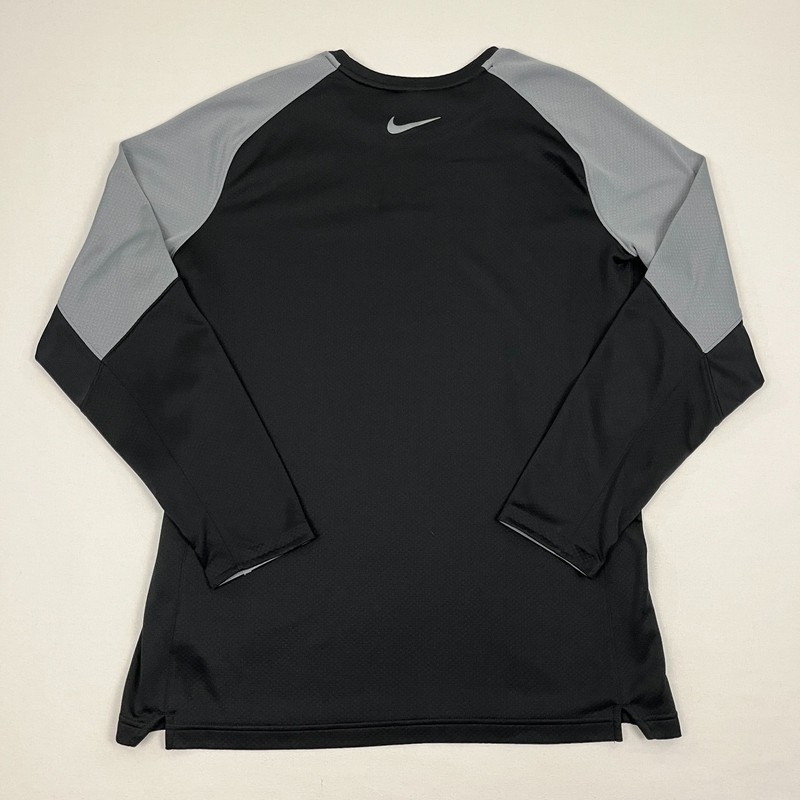 Y2K Nike Kobe Bryant Shirt Men XL Black Gray Mamba Mentality Fearless Dri-Fit LS gallery