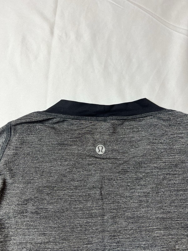Lululemon Short Sleeve Active Training Compression T Shirt Gray Men's Small gallery