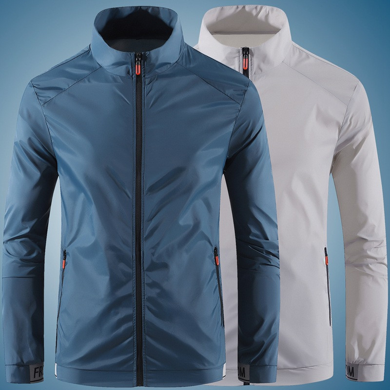 Solid Casual Fashion Handsome Breathable Men's Outdoor Sunscreen Clothing gallery