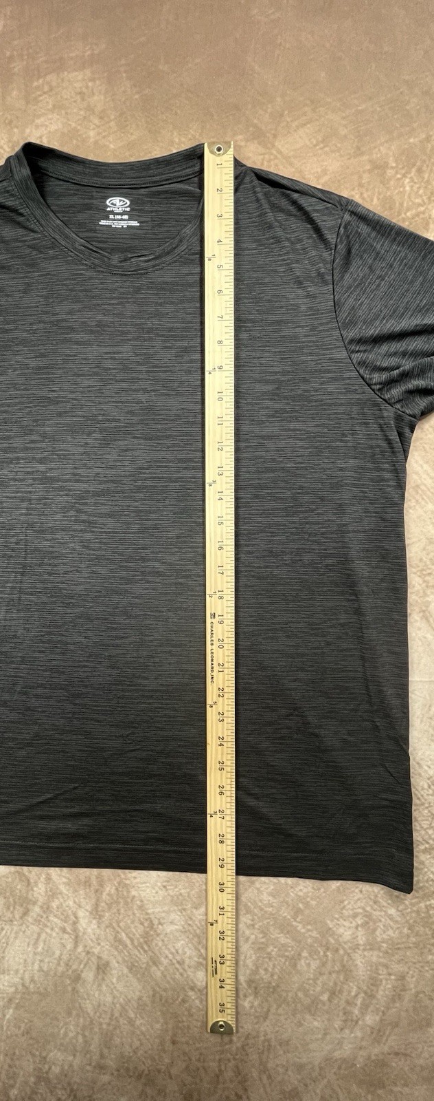 Men’s XL 46-48 Black Driwork Athletic Shirt Short Sleeve gallery
