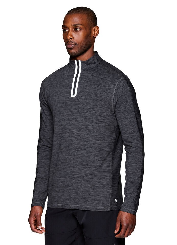 RBX Golf Stratus 1/4 Zip Lightweight Long Sleeve Shirt Gray CRM851A Men's NWT gallery