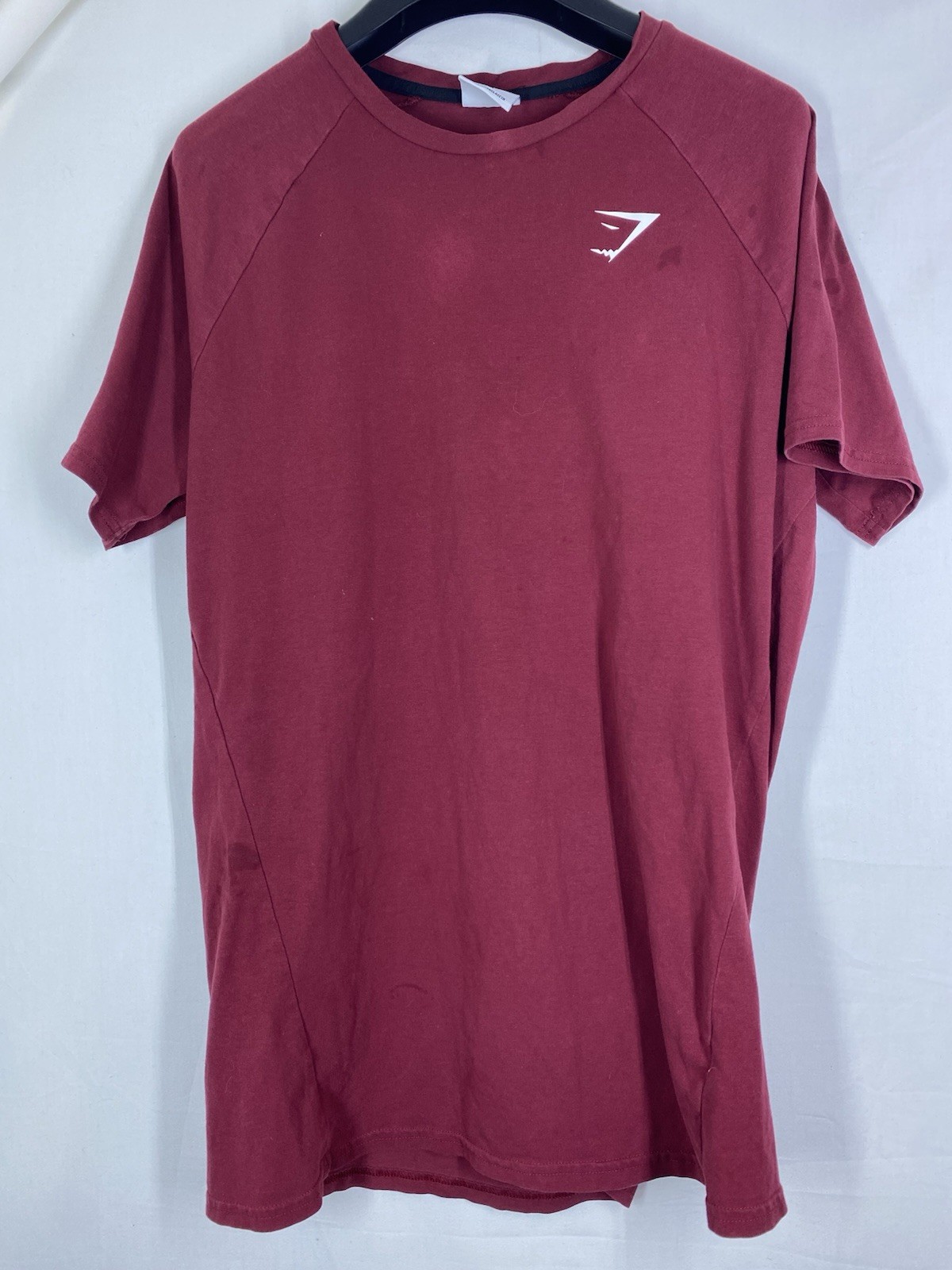 Gymshark T Shirt Mens Medium Red Short Sleeve Performance Sports Gym Athlete gallery