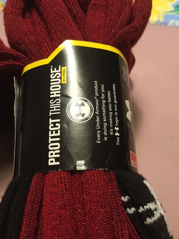 Under Armour Performance 2 Pairs Over The Calf Sock Burgundy gallery