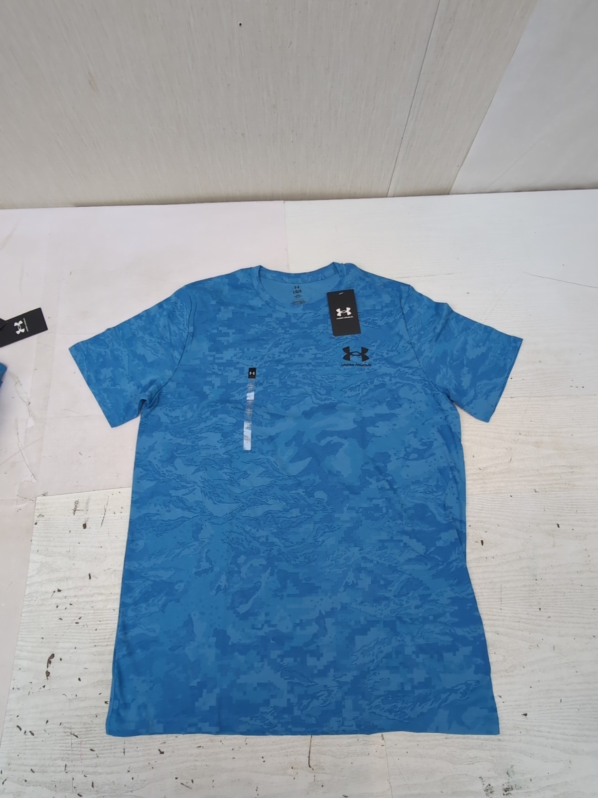 Under Armour Men's ABC Camo Tee Size Lg Ether Blue GL22 gallery