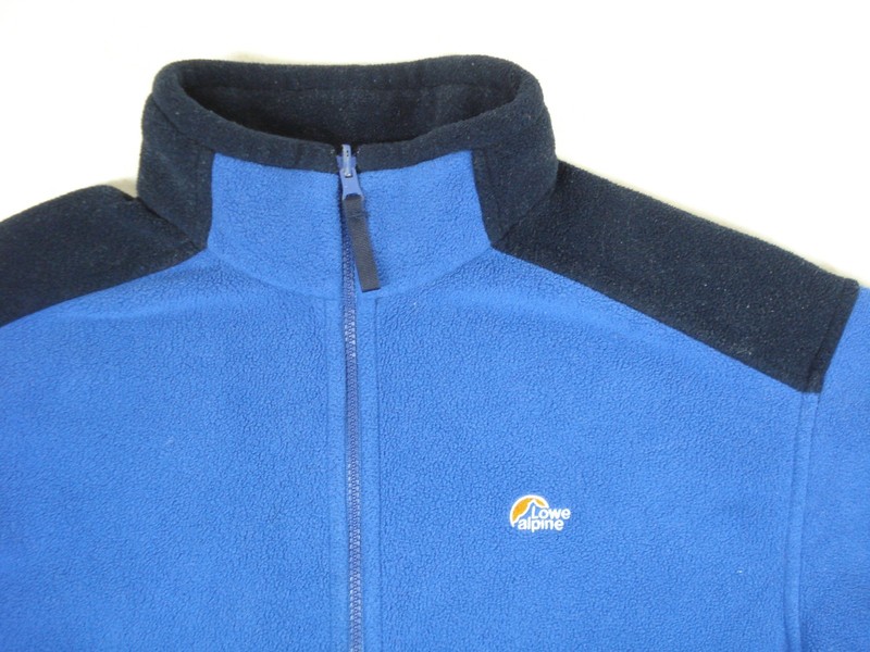 Lowe Alpine Fleece Jacket Aleutian Men's Size Medium Blue Full Zip Outdoors Warm gallery
