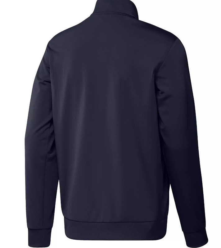 NWT MEN'S ADIDAS H46100 M 3- STRIPE FULL ZIP TRACK NAVY/WHITE TOP JACKET gallery